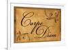 Carpe Diem Seize the Day-null-Framed Art Print