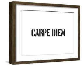 Carpe Diem-SM Design-Framed Art Print