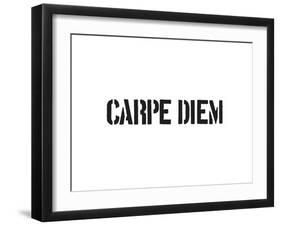 Carpe Diem-SM Design-Framed Art Print
