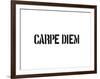 Carpe Diem-SM Design-Framed Art Print