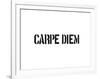 Carpe Diem-SM Design-Framed Art Print