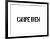 Carpe Diem-SM Design-Framed Art Print