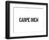 Carpe Diem-SM Design-Framed Art Print