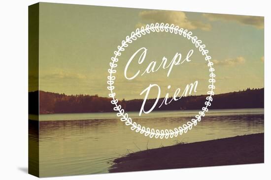 Carpe Diem-Vintage Skies-Stretched Canvas