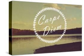 Carpe Diem-Vintage Skies-Stretched Canvas