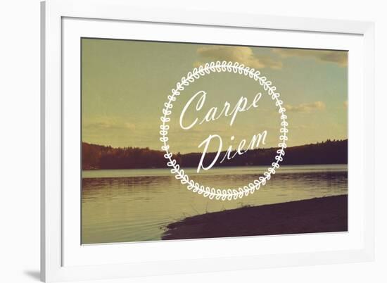 Carpe Diem-Vintage Skies-Framed Giclee Print