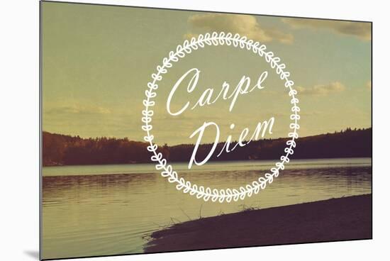 Carpe Diem-Vintage Skies-Mounted Giclee Print