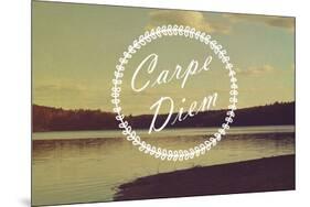 Carpe Diem-Vintage Skies-Mounted Giclee Print