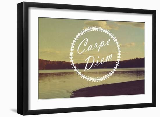 Carpe Diem-Vintage Skies-Framed Premium Giclee Print