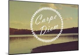 Carpe Diem-Vintage Skies-Mounted Giclee Print