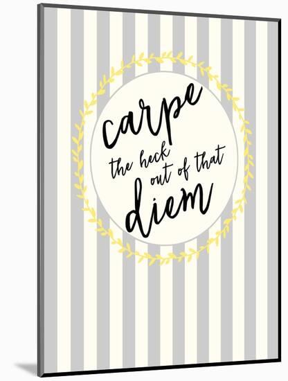 Carpe Diem-Bella Dos Santos-Mounted Art Print