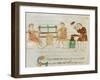 Carpenter and Blacksmith, Miniature from De Universo by Rabano Mauro, Manuscript, 1023 Italy-null-Framed Giclee Print