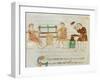 Carpenter and Blacksmith, Miniature from De Universo by Rabano Mauro, Manuscript, 1023 Italy-null-Framed Giclee Print