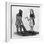 Carpenter and Fisherman, 15th Century-null-Framed Giclee Print