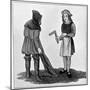 Carpenter and Fisherman, 15th Century-null-Mounted Giclee Print
