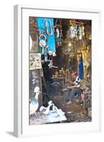 Carpenter and Metalworker in His Workshop in the Souk-Matthew Williams-Ellis-Framed Photographic Print