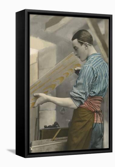Carpenter Examining Board-null-Framed Stretched Canvas