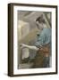 Carpenter Examining Board-null-Framed Art Print