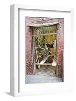 Carpenter in His Workshop in the Souk of Marrakech, Morocco, North Africa, Africa-Matthew Williams-Ellis-Framed Photographic Print