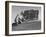 Carpenter Putting Roof on New House That Is Part of a Housing Project-George Skadding-Framed Photographic Print