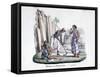 Carpenters, 1828-Marlet et Cie-Framed Stretched Canvas
