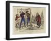 Carpenters and a Beggar, 15th Century-null-Framed Giclee Print