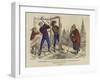 Carpenters and a Beggar, 15th Century-null-Framed Giclee Print