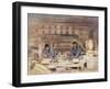 Carpenters at Work-Mortimer Ludington Menpes-Framed Giclee Print
