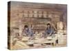 Carpenters at Work-Mortimer Ludington Menpes-Stretched Canvas