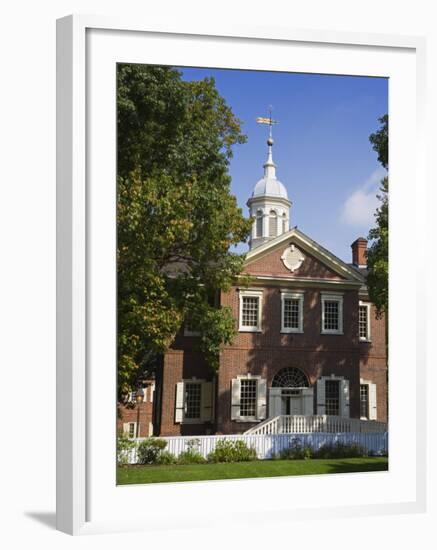 Carpenters' Hall, Independence National Historical Park, Old City District-Richard Cummins-Framed Photographic Print