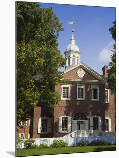 Carpenters' Hall, Independence National Historical Park, Old City District-Richard Cummins-Mounted Photographic Print