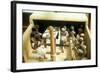 Carpenters in a Workshop, Model Figures from an Ancient Egyptian Tomb-null-Framed Photographic Print