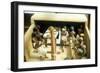 Carpenters in a Workshop, Model Figures from an Ancient Egyptian Tomb-null-Framed Photographic Print