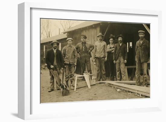 Carpentry Crew-null-Framed Art Print