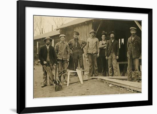 Carpentry Crew-null-Framed Premium Giclee Print