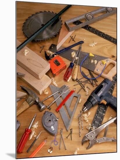 Carpentry Tools-Chris Rogers-Mounted Photographic Print