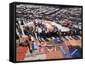 Carpet Area, Main Market, Tashkent, Uzbekistan, Central Asia-Upperhall-Framed Stretched Canvas