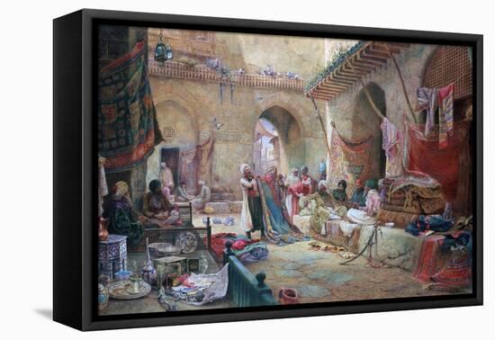 Carpet Bazaar, Cairo, 1887-Charles Robertson-Framed Stretched Canvas