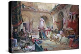 Carpet Bazaar, Cairo, 1887-Charles Robertson-Stretched Canvas