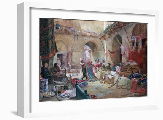 Carpet Bazaar, Cairo, 1887-Charles Robertson-Framed Giclee Print