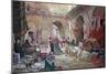 Carpet Bazaar, Cairo, 1887-Charles Robertson-Mounted Giclee Print