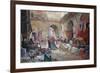 Carpet Bazaar, Cairo, 1887-Charles Robertson-Framed Giclee Print