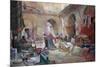 Carpet Bazaar, Cairo, 1887-Charles Robertson-Mounted Giclee Print