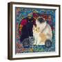 Carpet Cats 1-Megan Dickinson-Framed Giclee Print