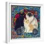 Carpet Cats 1-Megan Dickinson-Framed Giclee Print