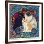 Carpet Cats 1-Megan Dickinson-Framed Giclee Print