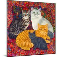 Carpet Cats II-Megan Dickinson-Mounted Giclee Print