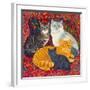 Carpet Cats II-Megan Dickinson-Framed Giclee Print