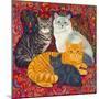 Carpet Cats II-Megan Dickinson-Mounted Giclee Print