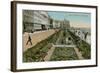 Carpet Gardens, Eastbourne, England. Postcard Sent in 1913-French Photographer-Framed Giclee Print